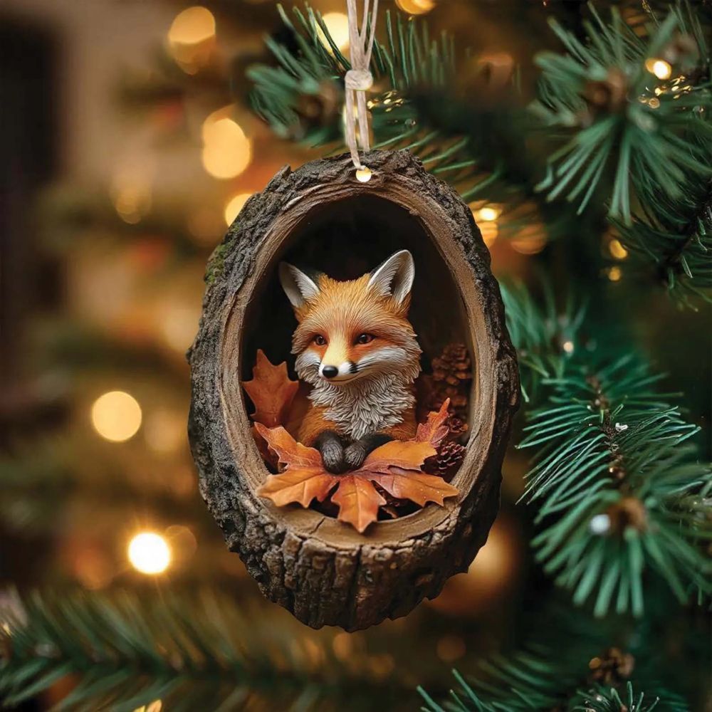 Fox - Animal Christmas Ornament CH100
