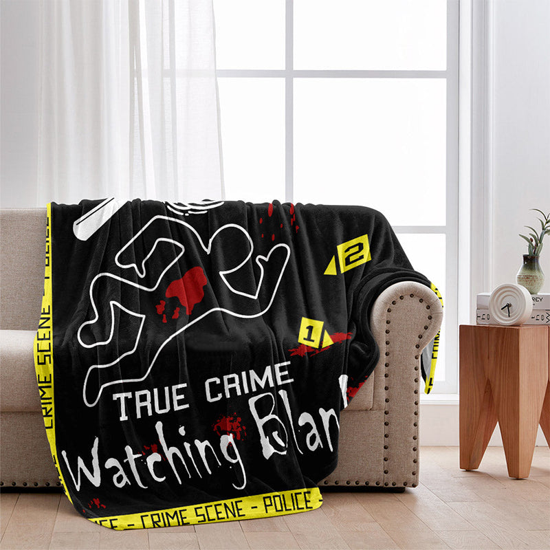 This Is My True Crime Watching Blanket - D342 - Premium Blanket