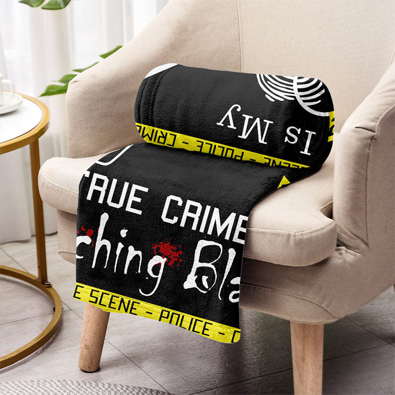 This Is My True Crime Watching Blanket - D342 - Premium Blanket