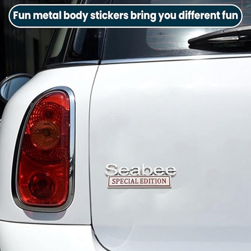 Sea Bee Special Edition - Emblem Sticker Badge, Funny Decals for Car, Truck, SUV, Motorcycle - TE023