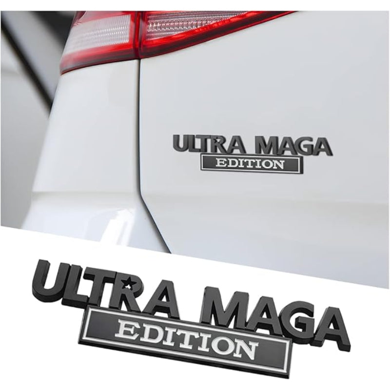 Ultra Maga Edition - Emblem Sticker Badge, Funny Decals for Car, Truck, SUV, Motorcycle - TE025