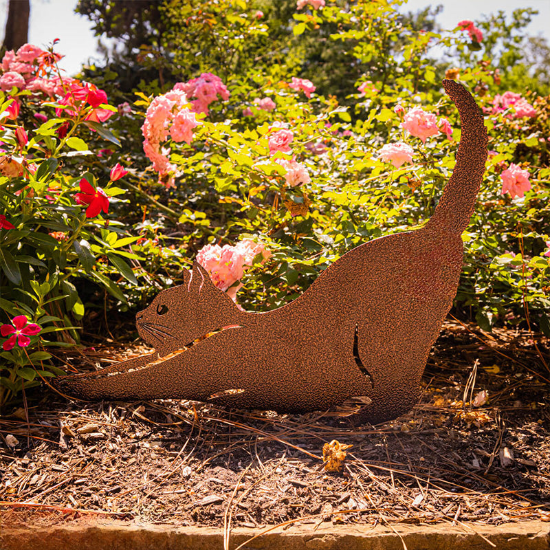 Metal Garden Art - Cats Silhouette Set