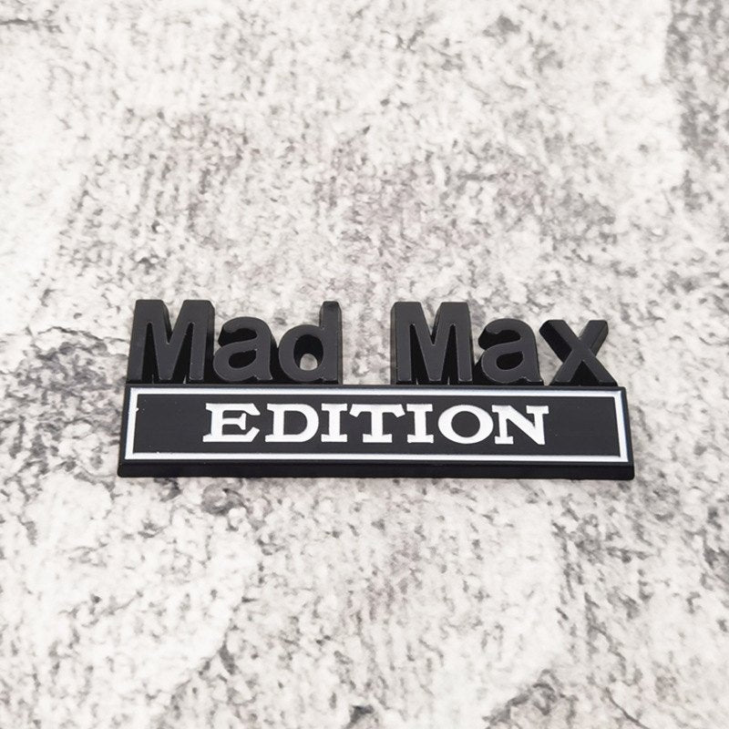 Mad Max Edition - Emblem Sticker Badge, Funny Decals for Car, Truck, SUV, Motorcycle - TE017