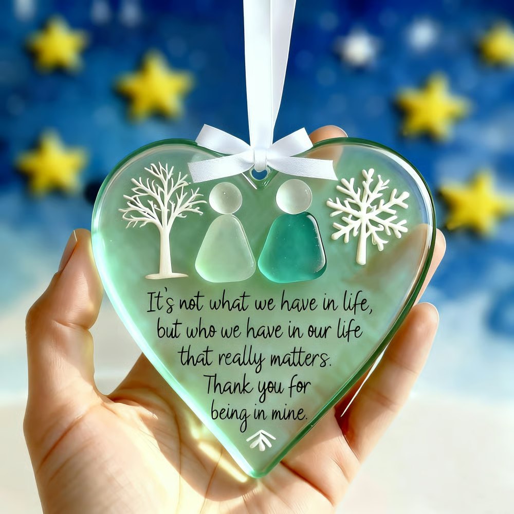 Shaped Sea Glass Friendship Decor Shaped by Nature & Crafted by Hand!