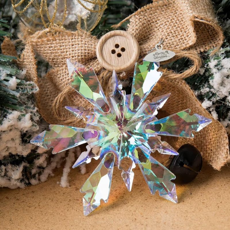 Crystal Snowflake Suncatcher ❄️