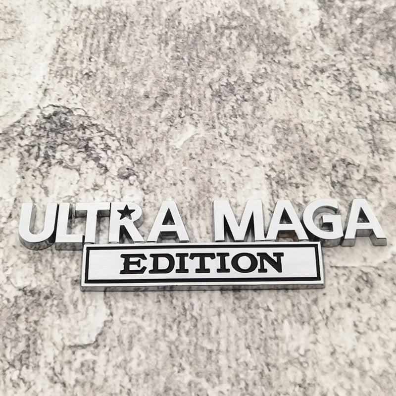 Ultra Maga Edition - Emblem Sticker Badge, Funny Decals for Car, Truck, SUV, Motorcycle - TE025