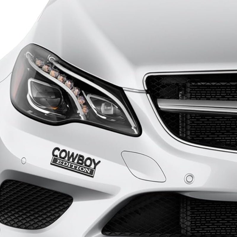 Cowboy Edition - Emblem Sticker Badge, Funny Decals for Car, Truck, SUV, Motorcycle - TE021