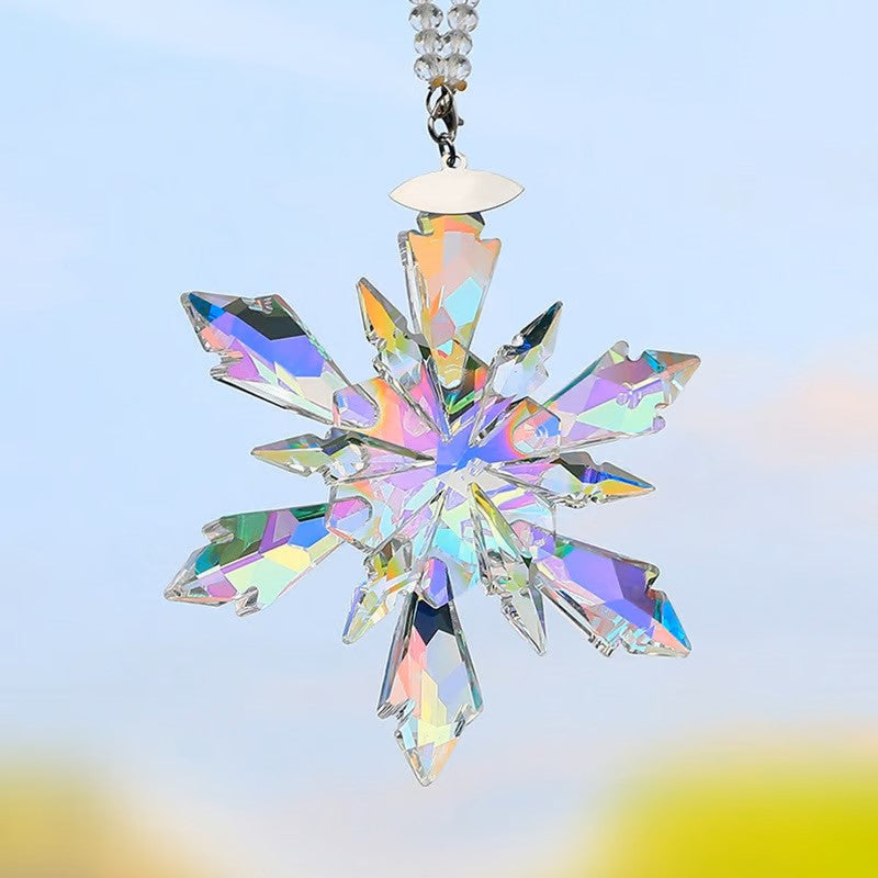 Crystal Snowflake Suncatcher ❄️