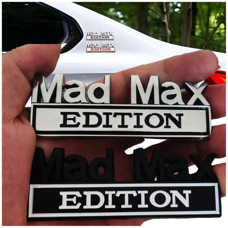 Mad Max Edition - Emblem Sticker Badge, Funny Decals for Car, Truck, SUV, Motorcycle - TE017