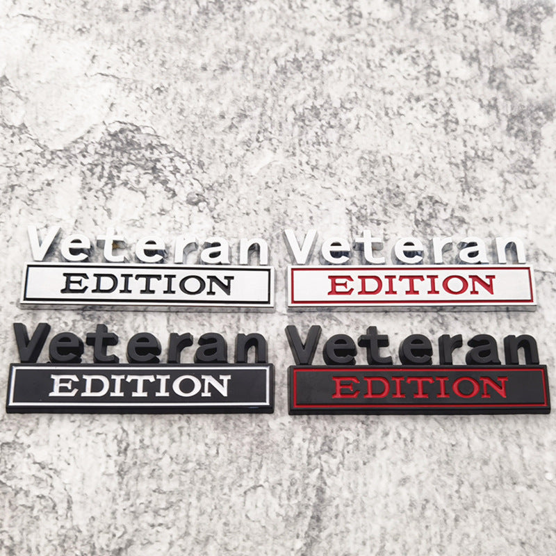 Veteran Edition - Emblem Sticker Badge, Funny Decals for Car, Truck, SUV, Motorcycle - TE008