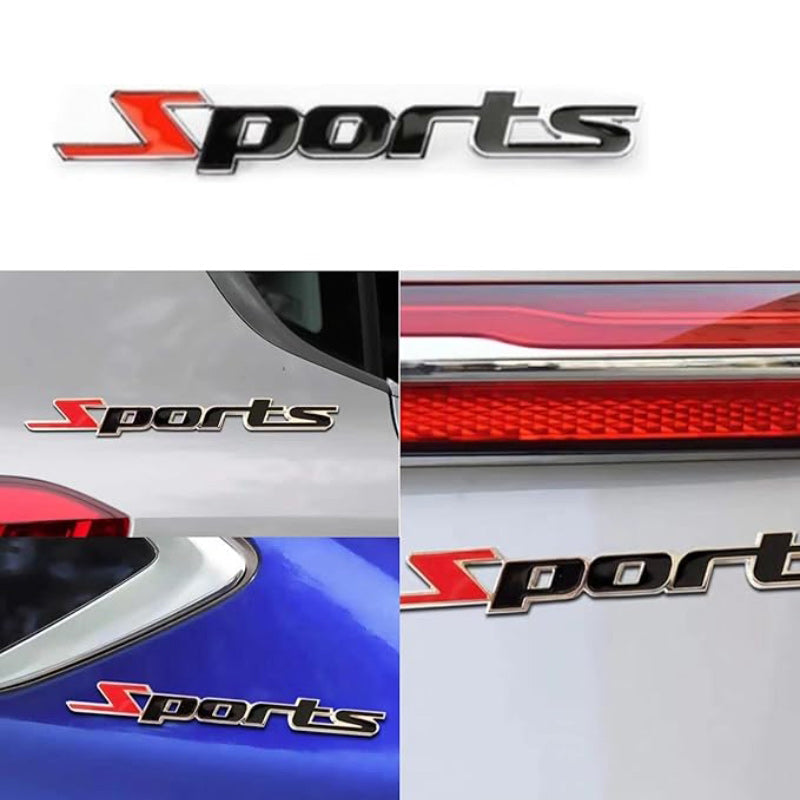 Sports - Emblem Sticker Badge, Funny Decals for Car, Truck, SUV, Motorcycle - TE028