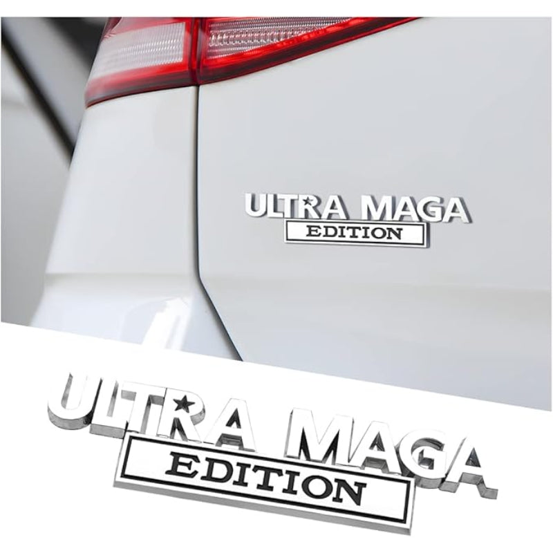 Ultra Maga Edition - Emblem Sticker Badge, Funny Decals for Car, Truck, SUV, Motorcycle - TE025