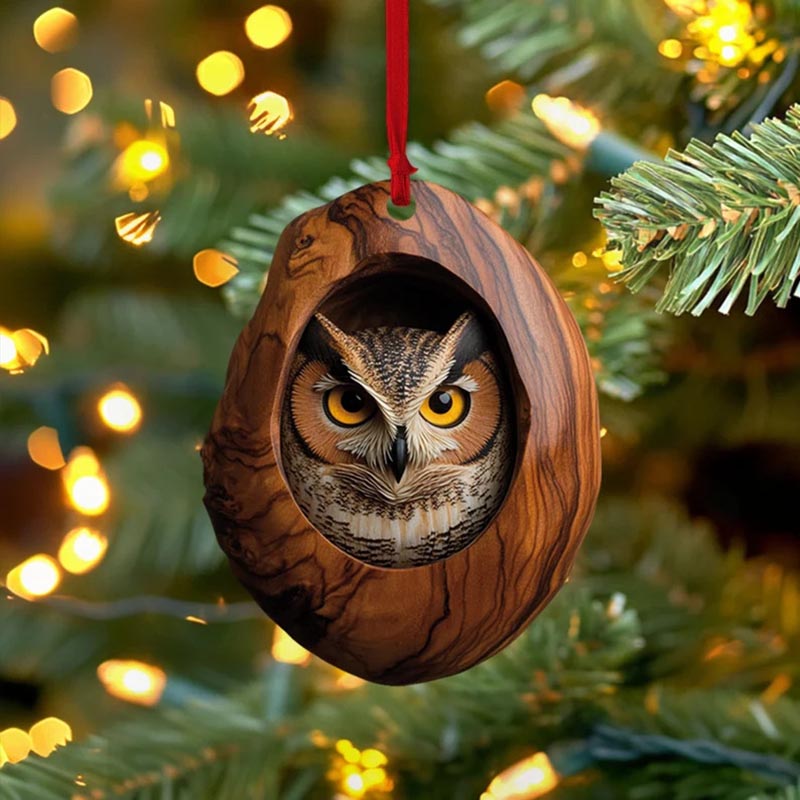 Owl - Animal Christmas Ornament CH001
