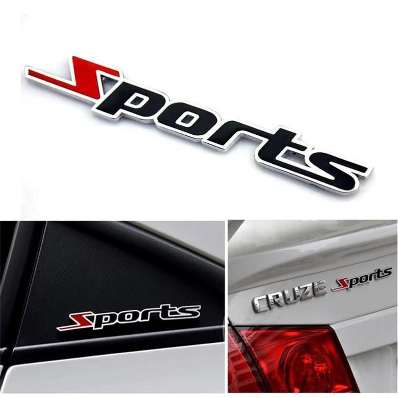 Sports - Emblem Sticker Badge, Funny Decals for Car, Truck, SUV, Motorcycle - TE028