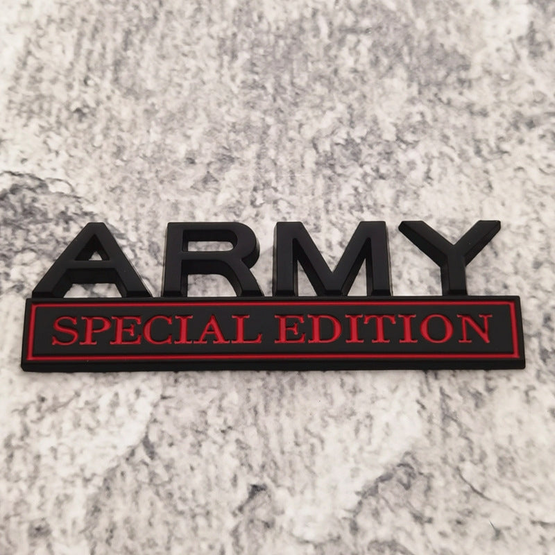 Army Special Edition - Emblem Sticker Badge, Funny Decals for Car, Truck, SUV, Motorcycle - TE019