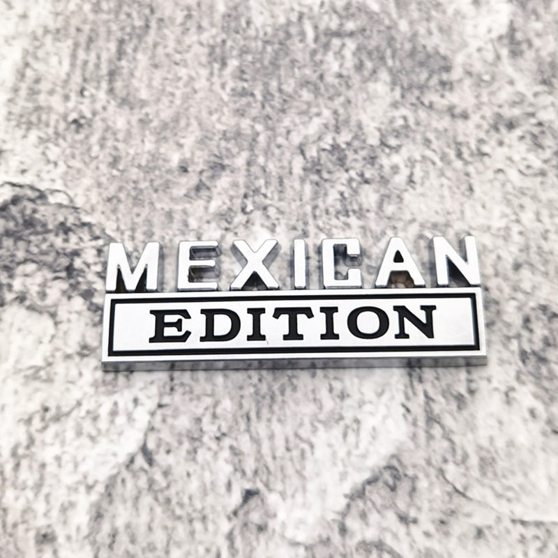 Mexican Edition - Emblem Sticker Badge, Funny Decals for Car, Truck, SUV, Motorcycle - TE012
