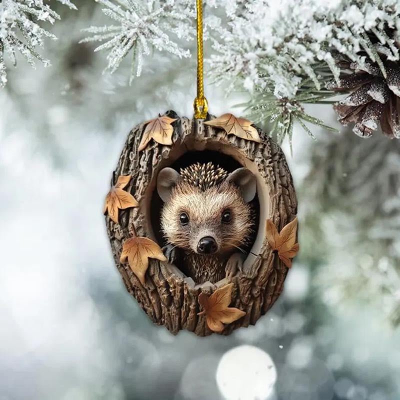 Hedgehog - Animal Christmas Ornament CH037