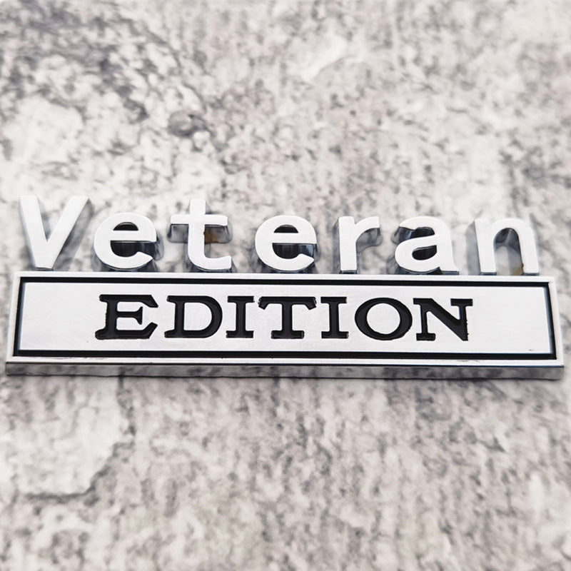 Veteran Edition - Emblem Sticker Badge, Funny Decals for Car, Truck, SUV, Motorcycle - TE008