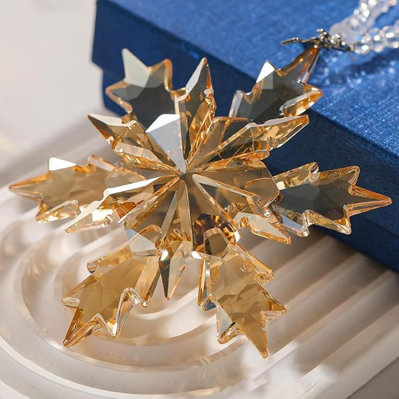 Crystal Snowflake Suncatcher ❄️