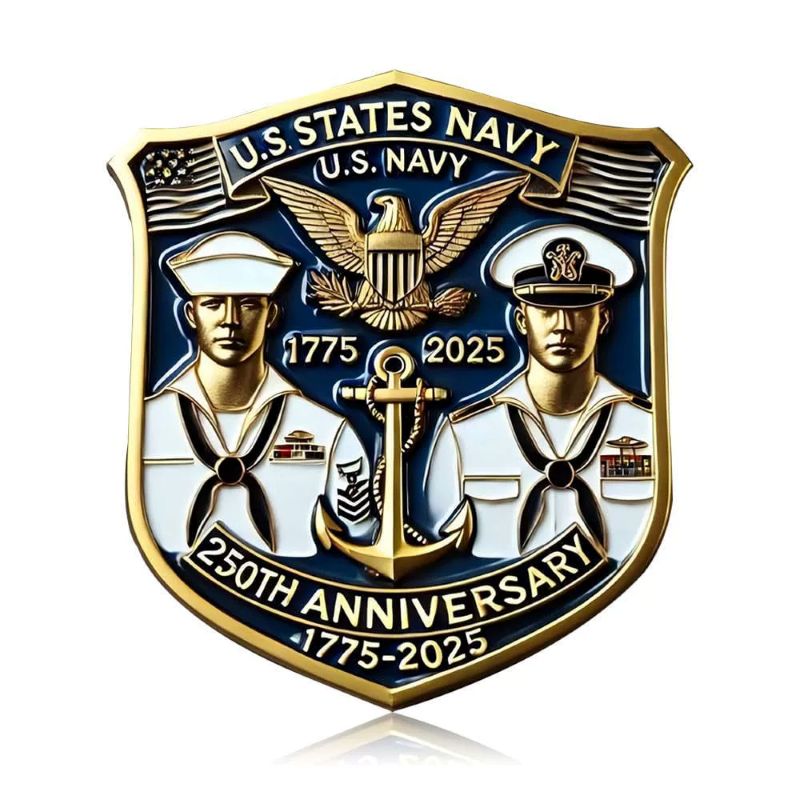 250th Anniversary U.S. NAVY Commemorative Pin
