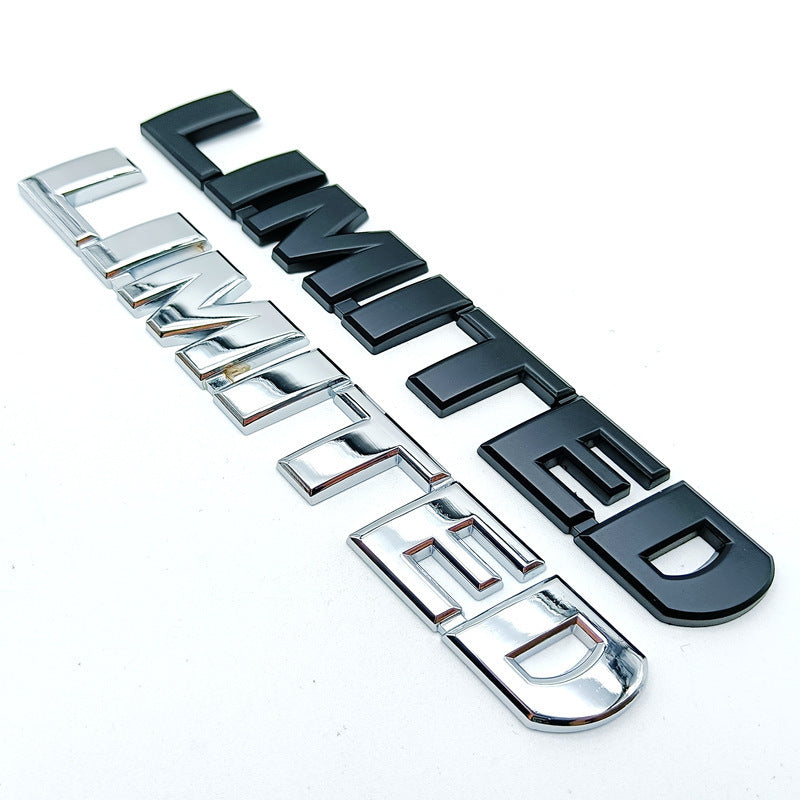 Limited - Emblem Sticker Badge, Funny Decals for Car, Truck, SUV, Motorcycle - TE036