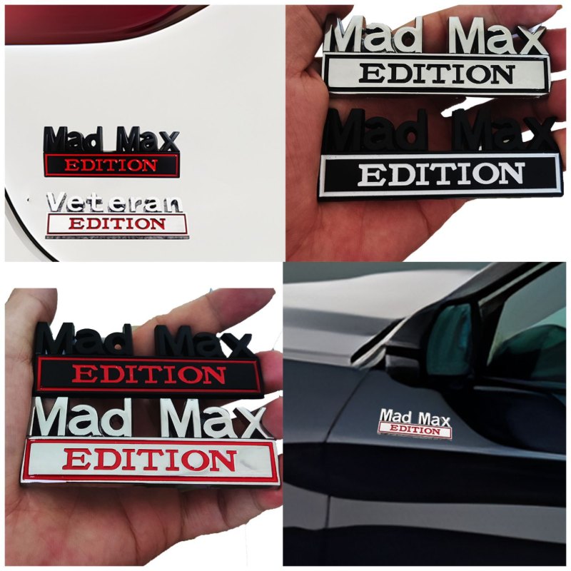 Mad Max Edition - Emblem Sticker Badge, Funny Decals for Car, Truck, SUV, Motorcycle - TE017