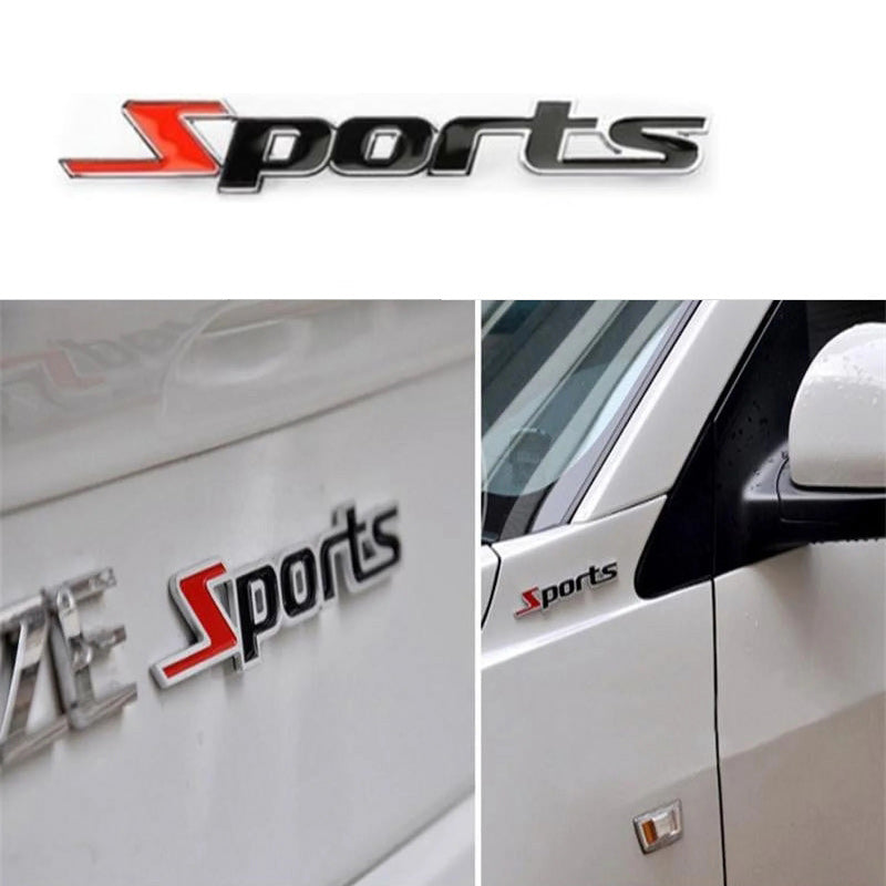 Sports - Emblem Sticker Badge, Funny Decals for Car, Truck, SUV, Motorcycle - TE028