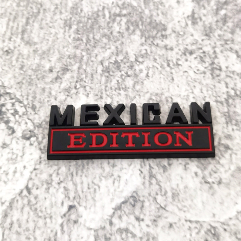 Mexican Edition - Emblem Sticker Badge, Funny Decals for Car, Truck, SUV, Motorcycle - TE012