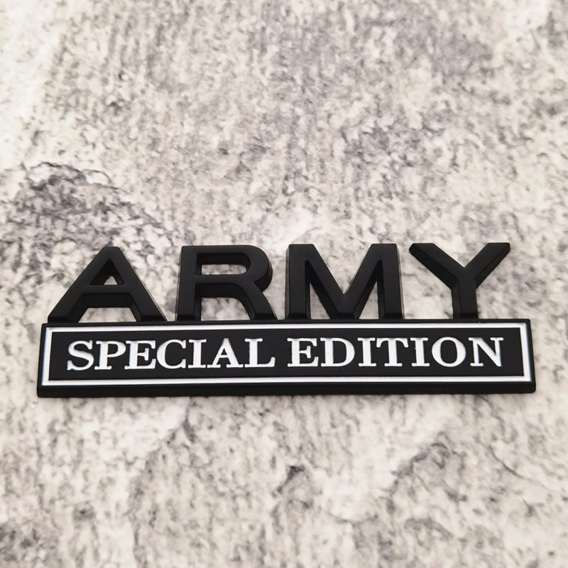 Army Special Edition - Emblem Sticker Badge, Funny Decals for Car, Truck, SUV, Motorcycle - TE019