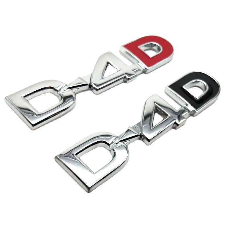 D4D - Emblem Sticker Badge, Funny Decals for Car, Truck, SUV, Motorcycle - TE027