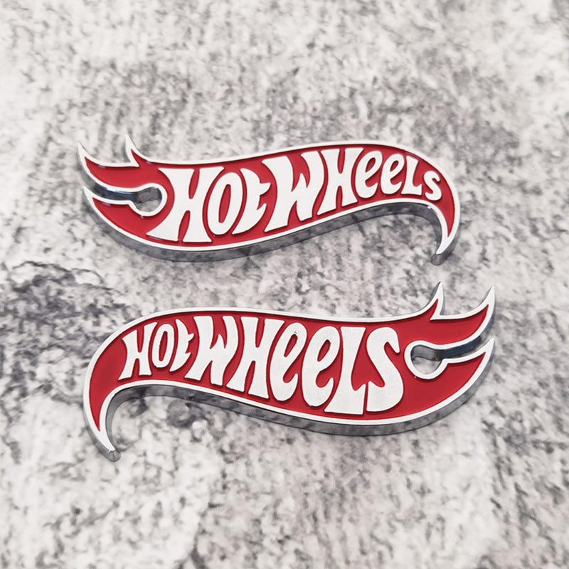 Hot Wheels - Emblem Sticker Badge, Funny Decals for Car, Truck, SUV, Motorcycle - TE003