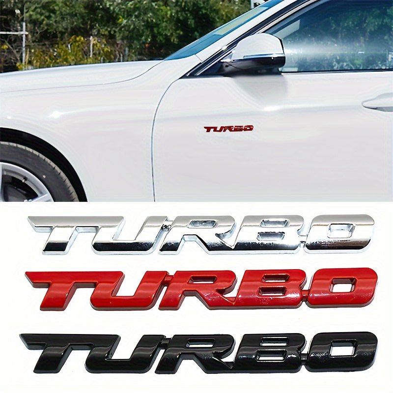 Turbo - Emblem Sticker Badge, Funny Decals for Car, Truck, SUV, Motorcycle - TE002
