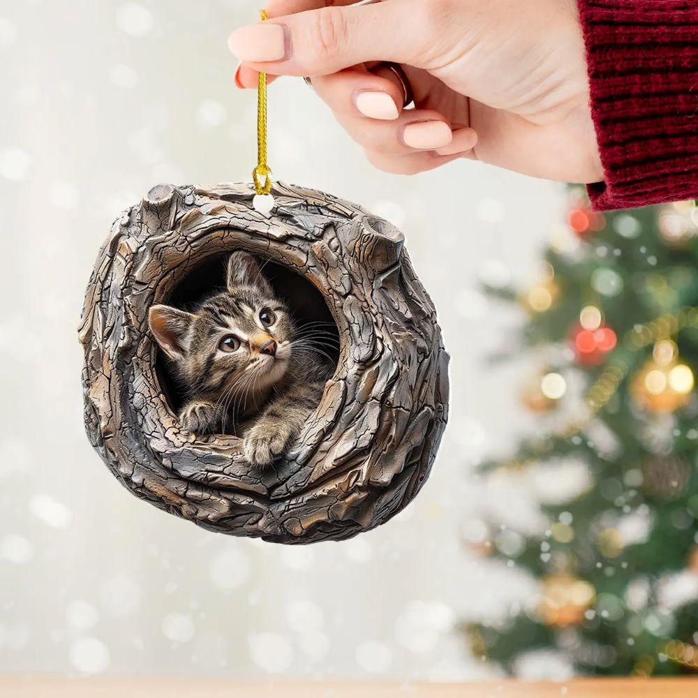Cat - Animal Christmas Ornament CH053