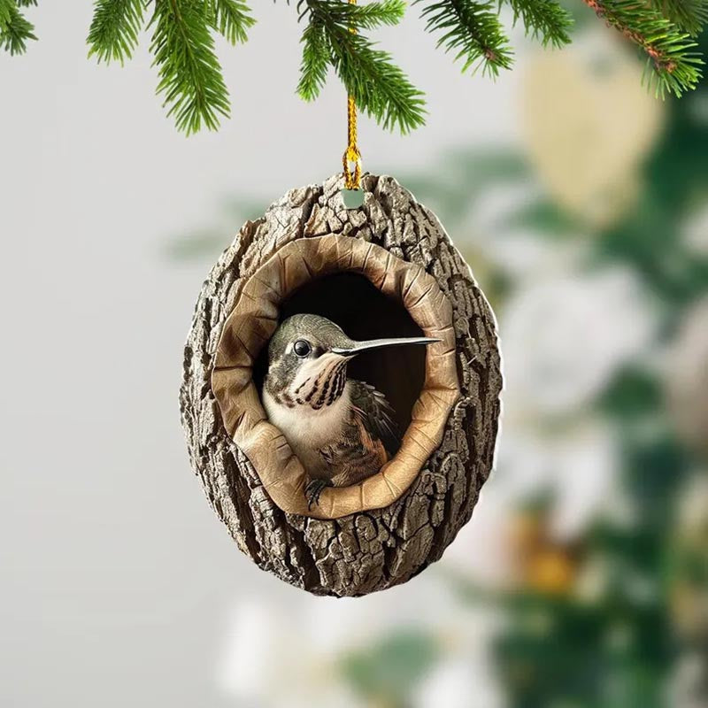 Hummingbird - Animal Christmas Ornament CH040