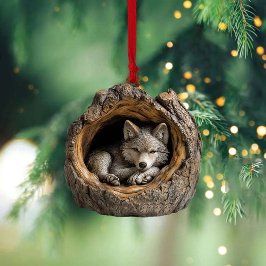 Wolf - Animal Christmas Ornament CH044