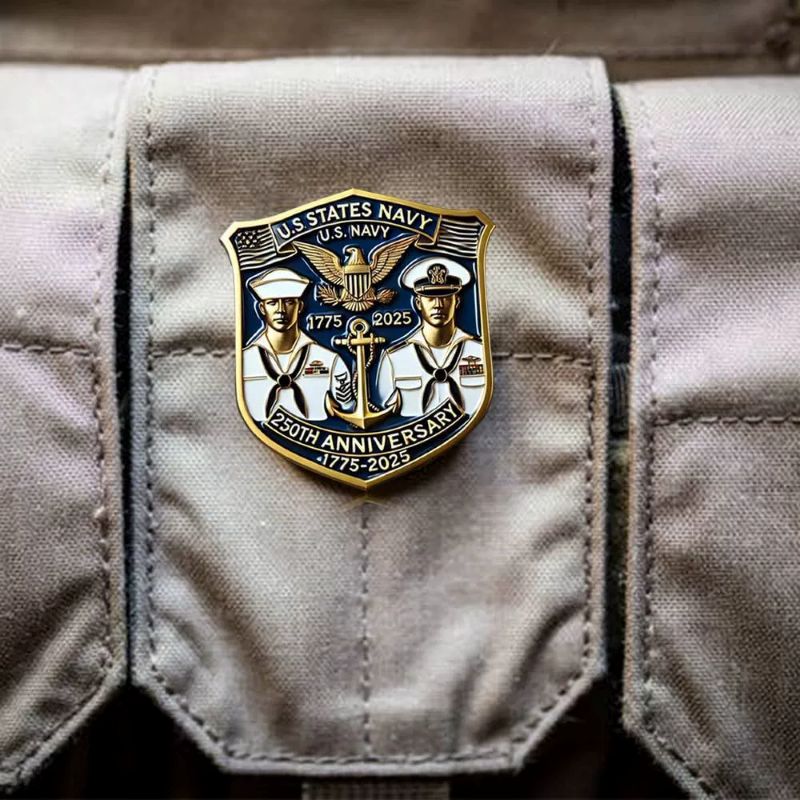 250th Anniversary U.S. NAVY Commemorative Pin