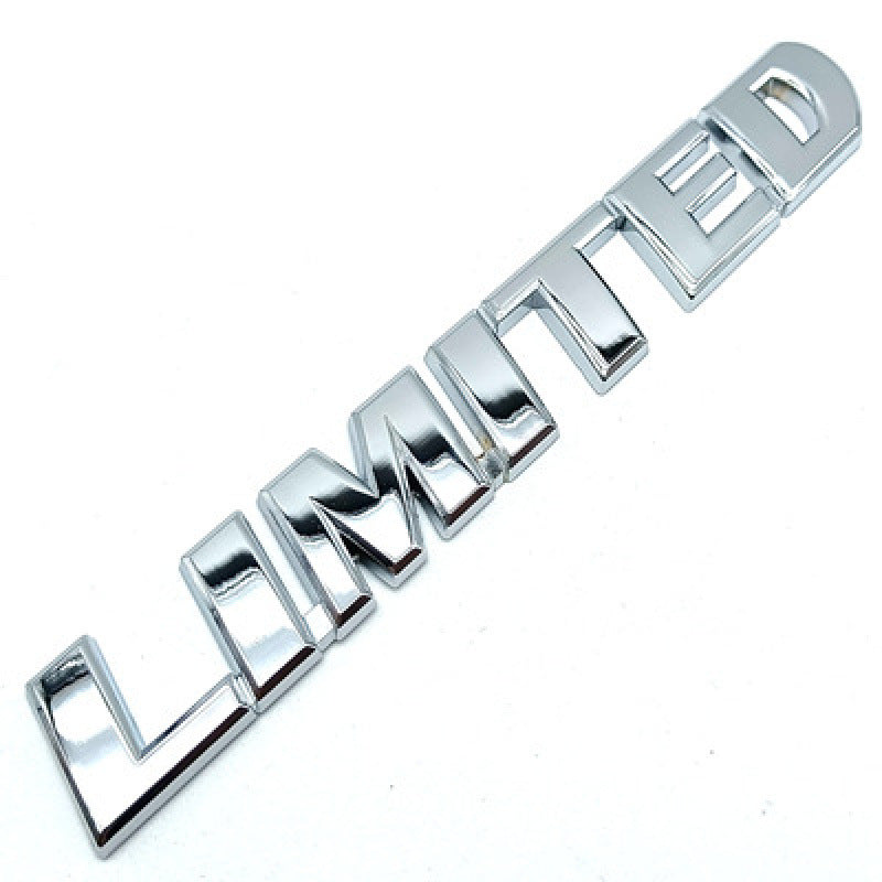 Limited - Emblem Sticker Badge, Funny Decals for Car, Truck, SUV, Motorcycle - TE036