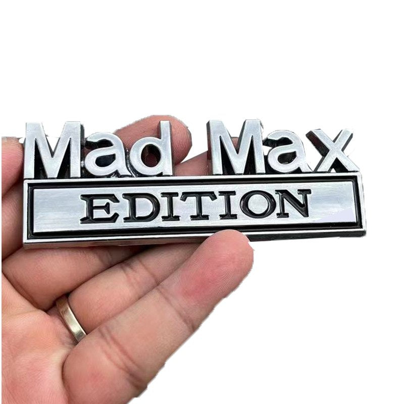 Mad Max Edition - Emblem Sticker Badge, Funny Decals for Car, Truck, SUV, Motorcycle - TE017