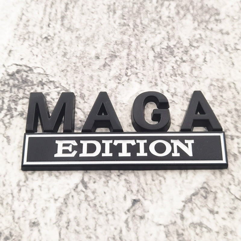 Maga Edition - Emblem Sticker Badge, Funny Decals for Car, Truck, SUV, Motorcycle - TE013