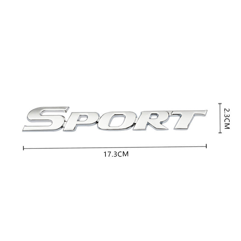 Sport - Emblem Sticker Badge, Funny Decals for Car, Truck, SUV, Motorcycle - TE029