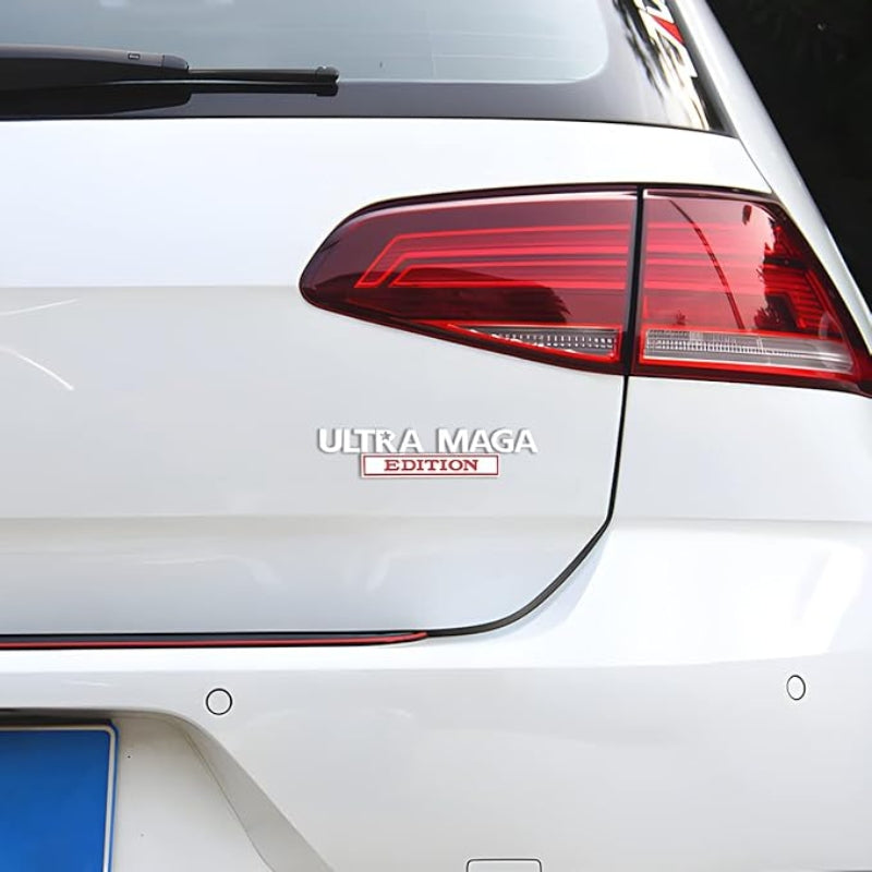 Ultra Maga Edition - Emblem Sticker Badge, Funny Decals for Car, Truck, SUV, Motorcycle - TE025