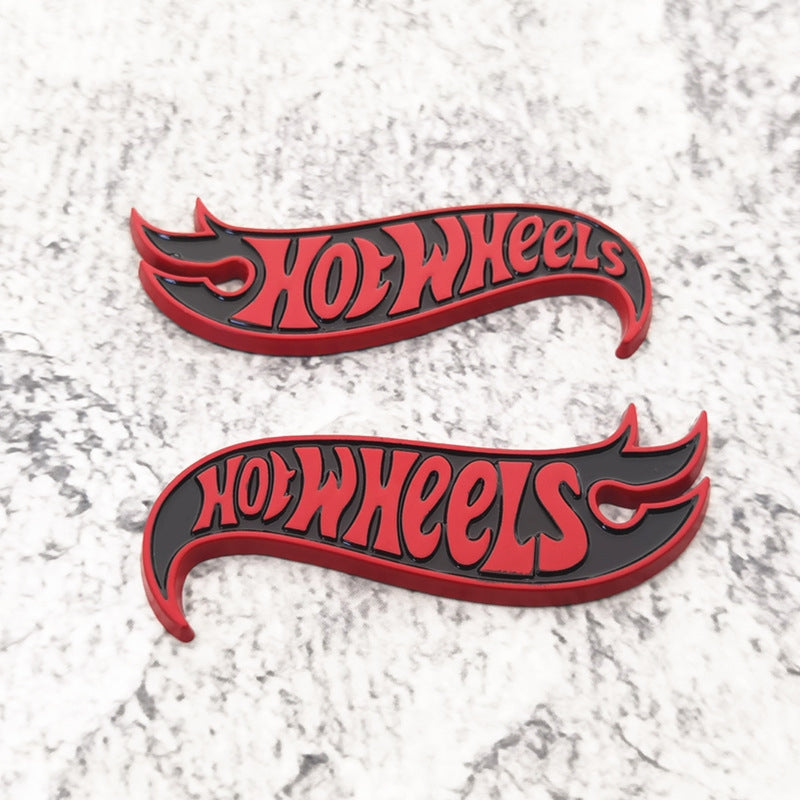 Hot Wheels - Emblem Sticker Badge, Funny Decals for Car, Truck, SUV, Motorcycle - TE003