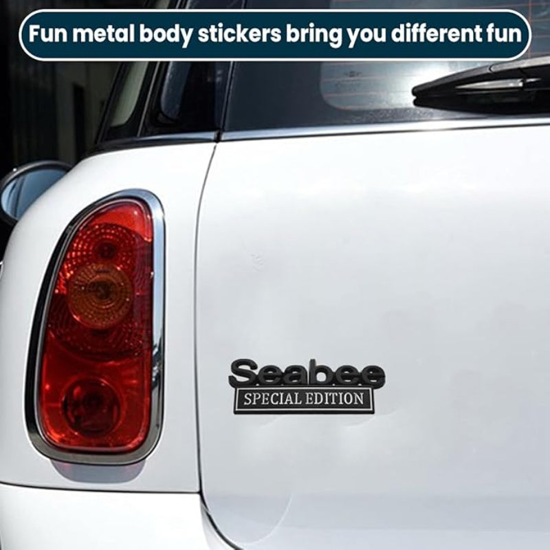 Sea Bee Special Edition - Emblem Sticker Badge, Funny Decals for Car, Truck, SUV, Motorcycle - TE023