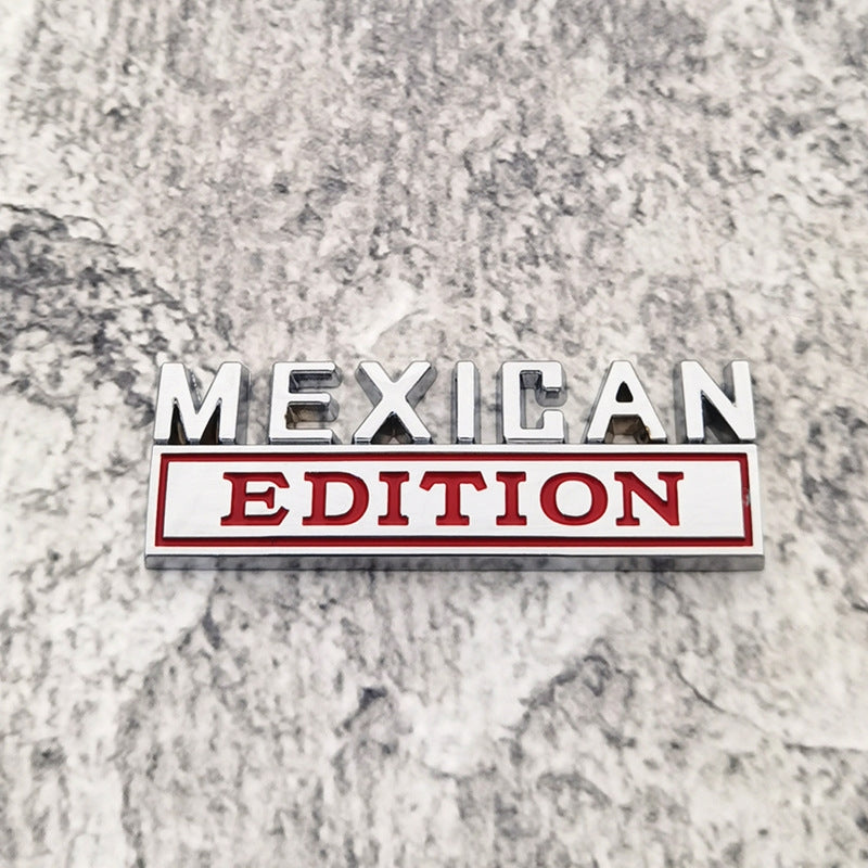 Mexican Edition - Emblem Sticker Badge, Funny Decals for Car, Truck, SUV, Motorcycle - TE012