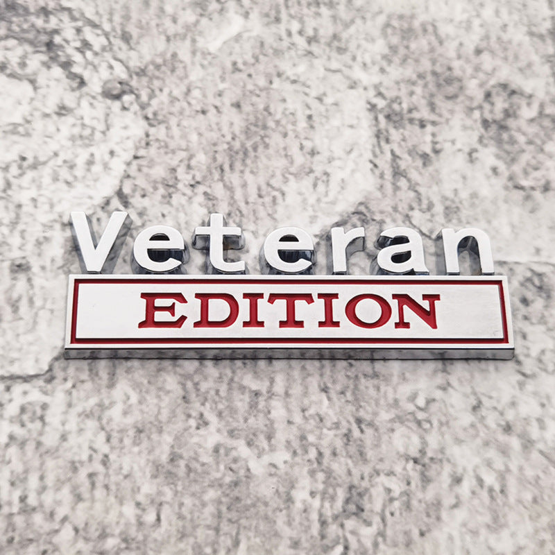 Veteran Edition - Emblem Sticker Badge, Funny Decals for Car, Truck, SUV, Motorcycle - TE008