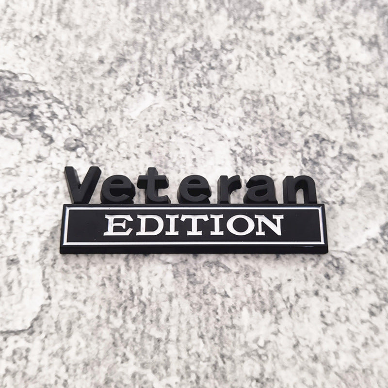 Veteran Edition - Emblem Sticker Badge, Funny Decals for Car, Truck, SUV, Motorcycle - TE008