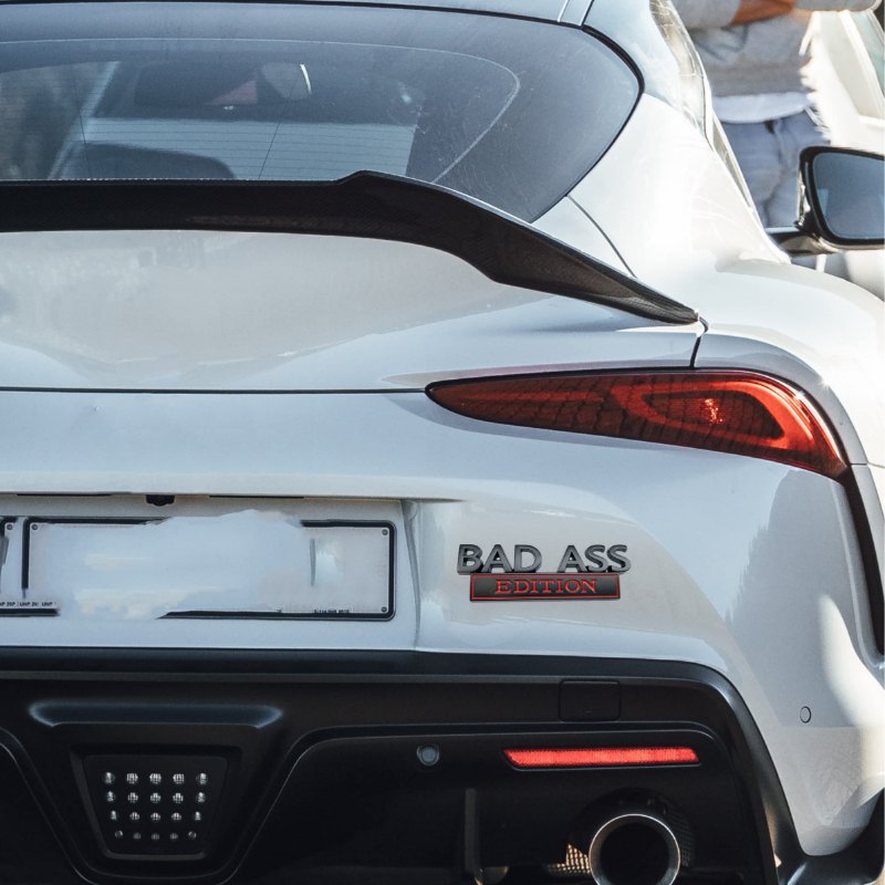 Bad Ass Edition - Emblem Sticker Badge, Funny Decals for Car, Truck, SUV, Motorcycle - TE005