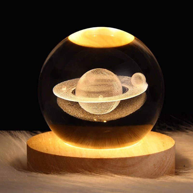 Crystal Space Lamp 🪐✨