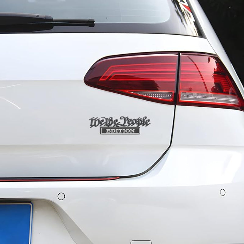 We the People Edition - Emblem Sticker Badge, Funny Decals for Car, Truck, SUV, Motorcycle - TE020
