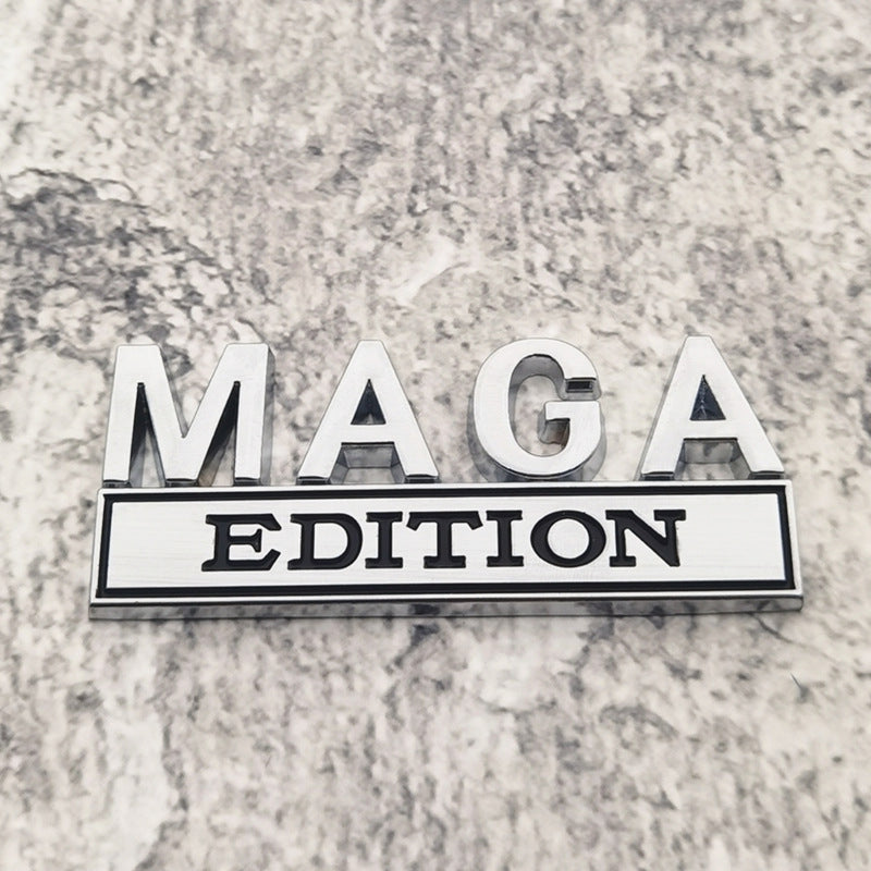 Maga Edition - Emblem Sticker Badge, Funny Decals for Car, Truck, SUV, Motorcycle - TE013